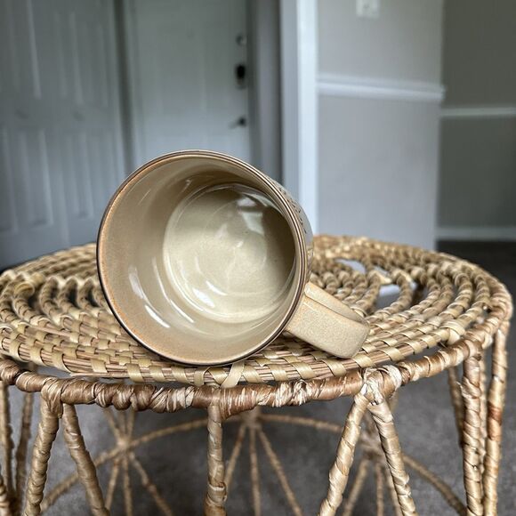 Starbucks Coffee Company 2013 Brown 14oz Leaves Leaf 3 1/2" Tall Mug - Picture 4 of 8